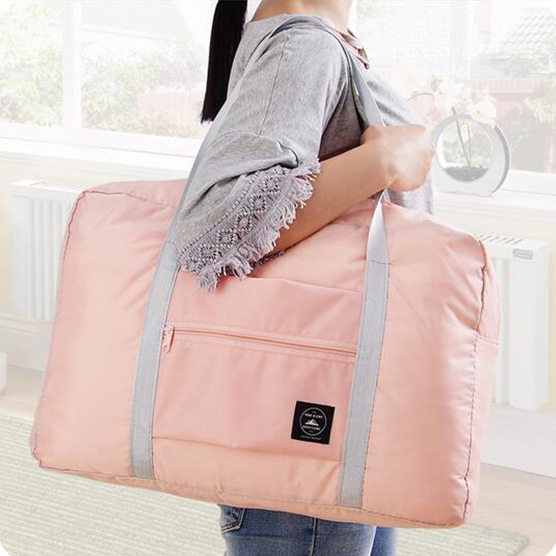 Foldable travel tote