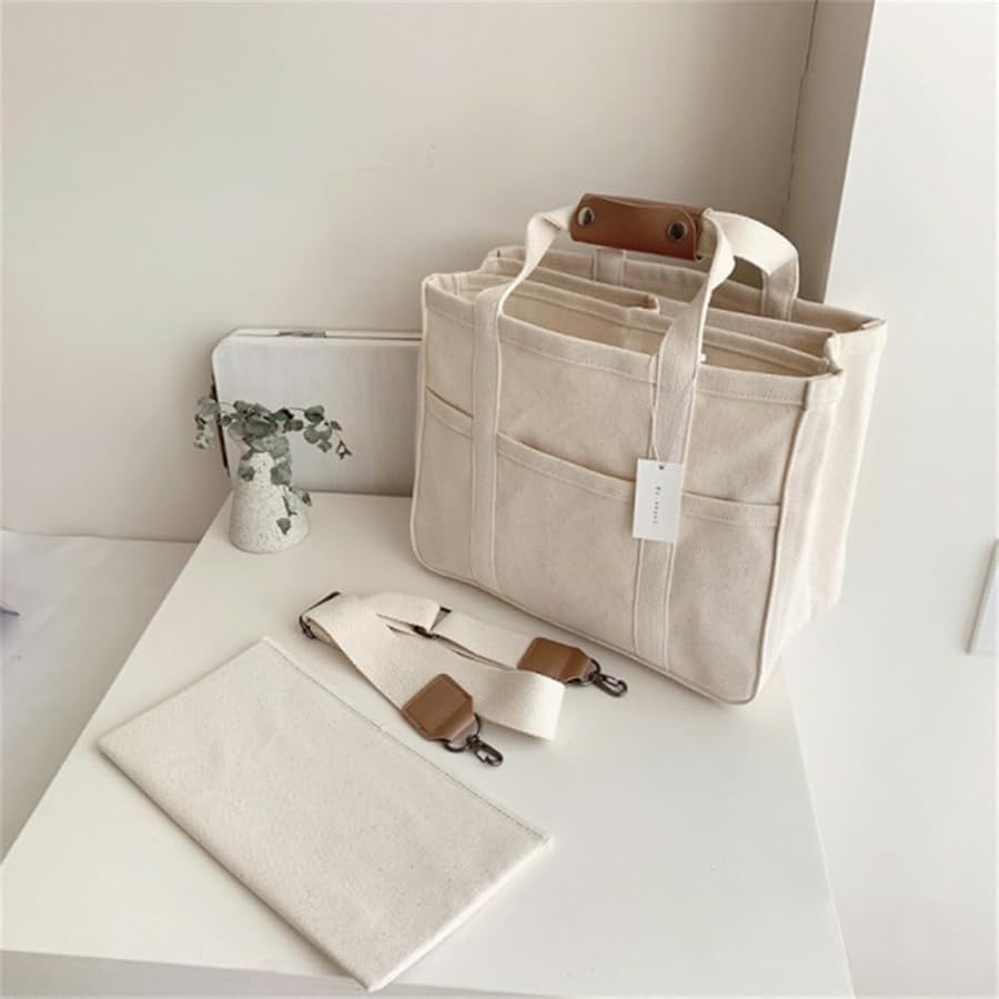 Travel tote with compartments