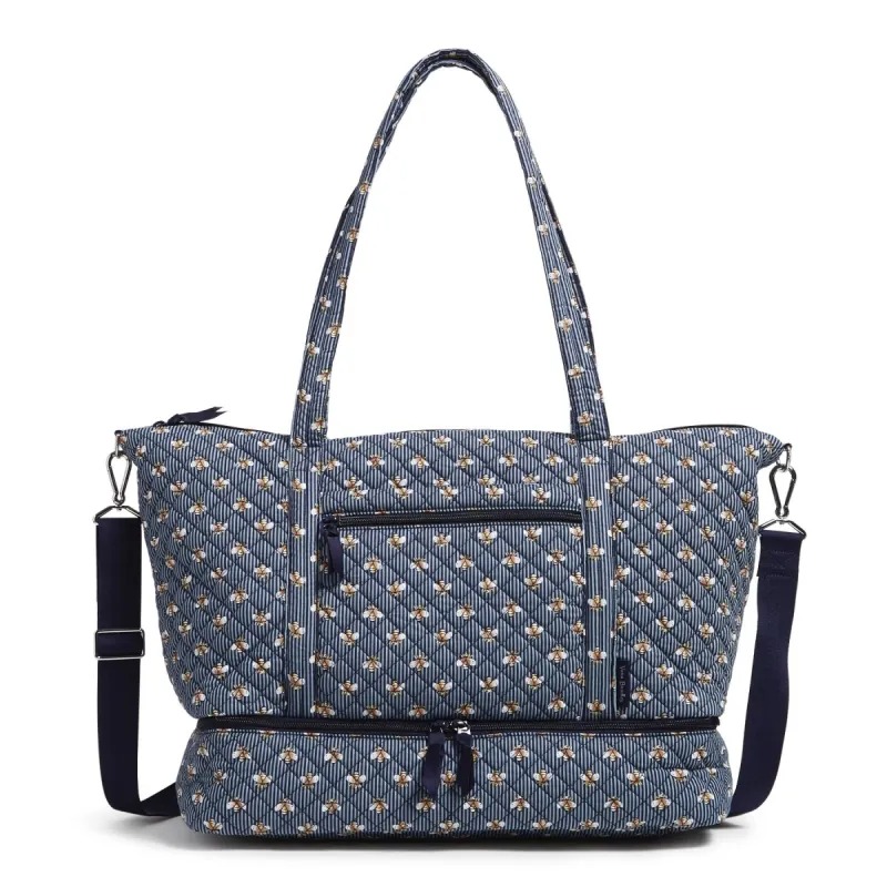 vera bradley deluxe travel tote