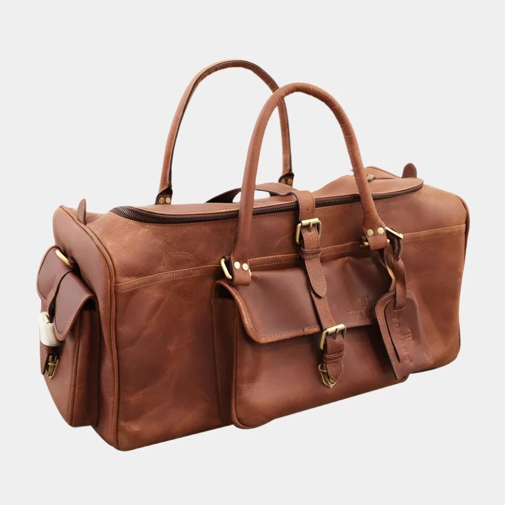 luxury travel tote