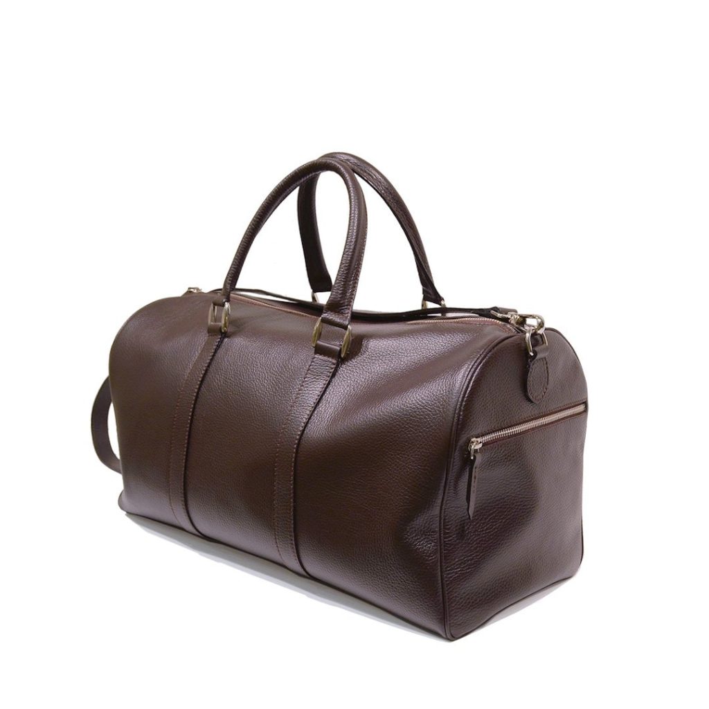 travel tote leather