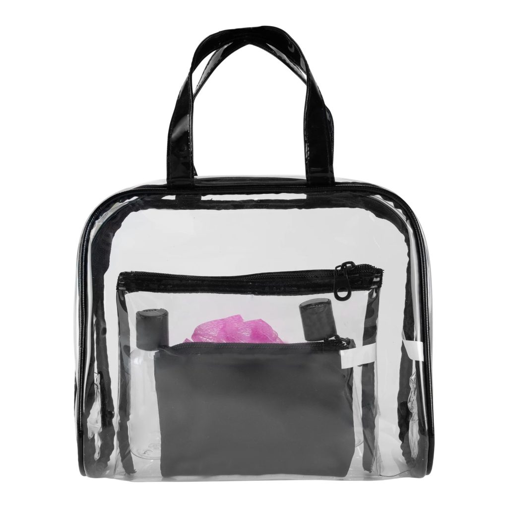 zippered travel tote